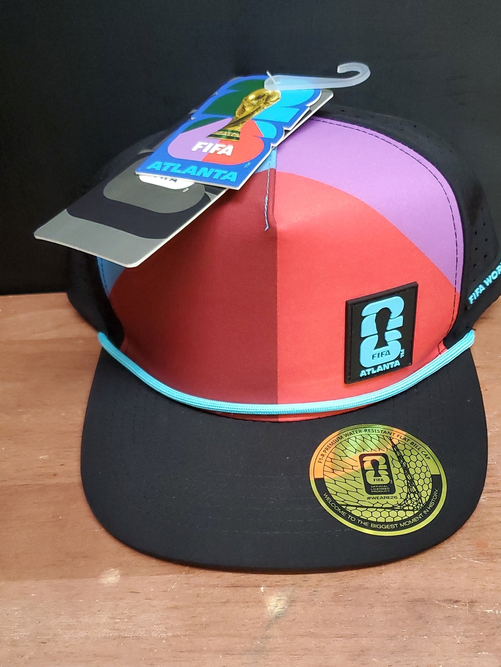 Atlanta FIFA World Cup 2026 Multicolor Snapback Flat Bill Trucker Hat